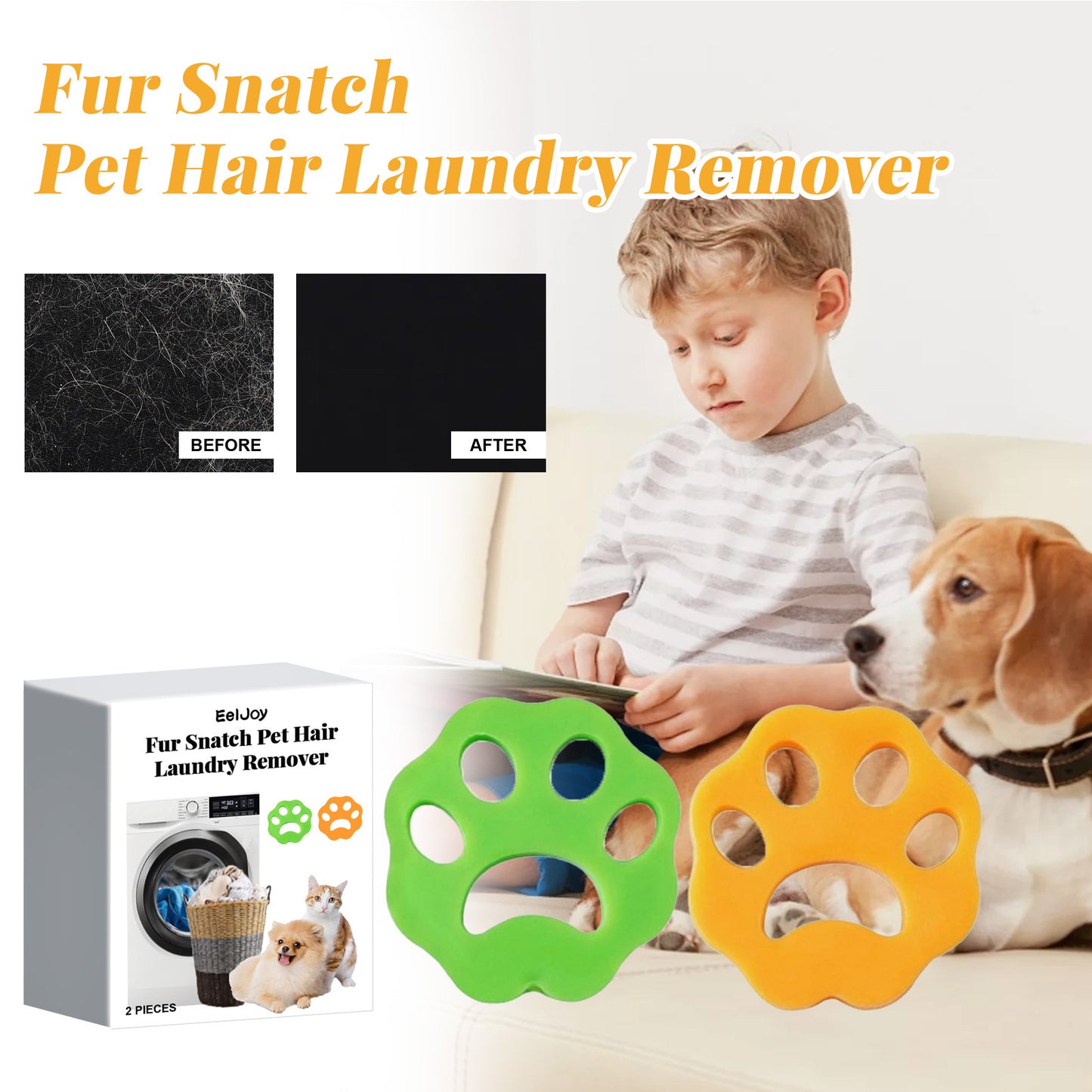 Pet Hair Remover For Laundry Lint Catcher