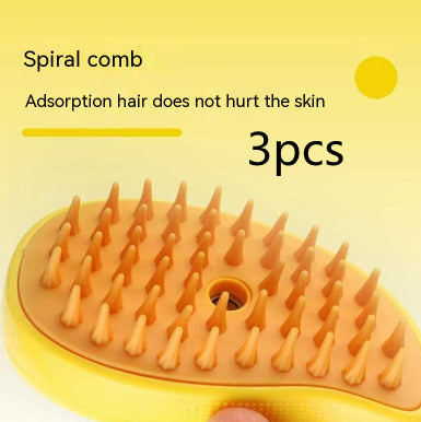 3 In 1 Pet Grooming Steam Brush