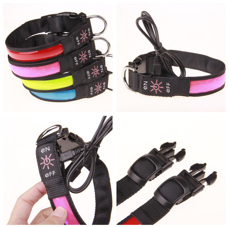 Rechargeable Luminous Pet Collar