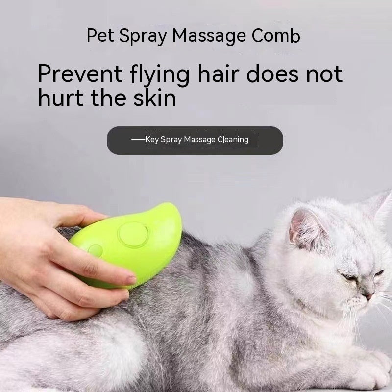 3 In 1 Pet Grooming Steam Brush