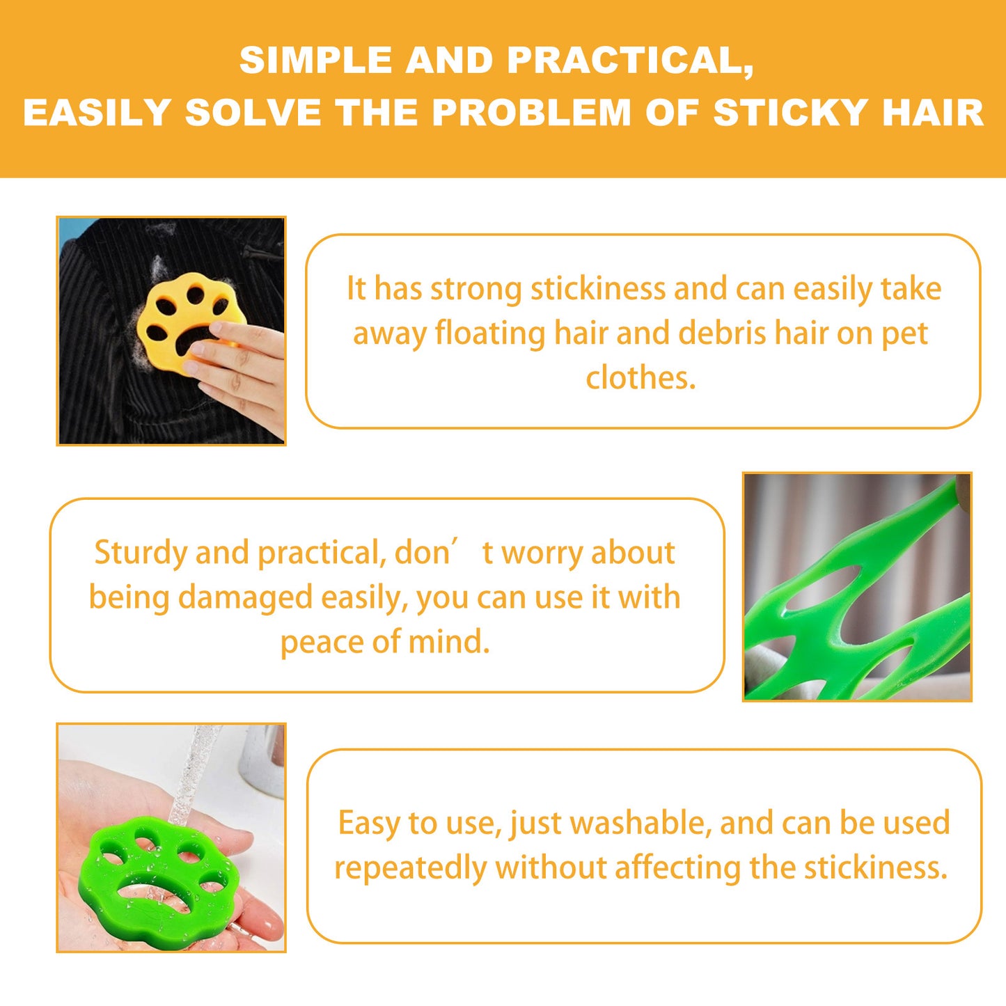 Pet Hair Remover For Laundry Lint Catcher