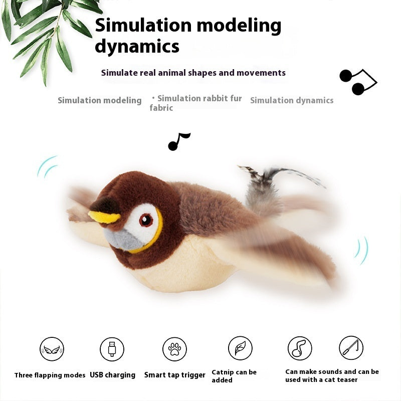 Interactive Cat Plush Toys For Indoors