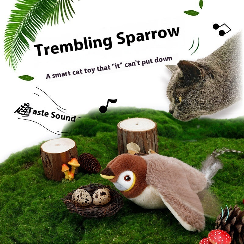 Interactive Cat Plush Toys For Indoors