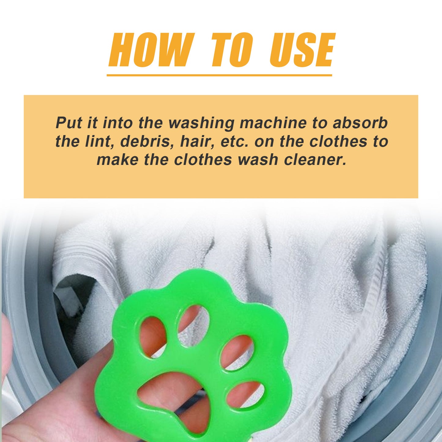 Pet Hair Remover For Laundry Lint Catcher