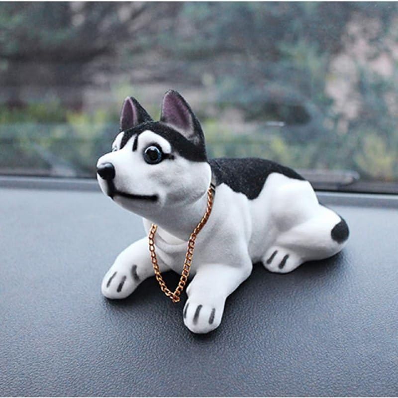 Cute Bobblehead Dog Doll for Car Interior Decoration